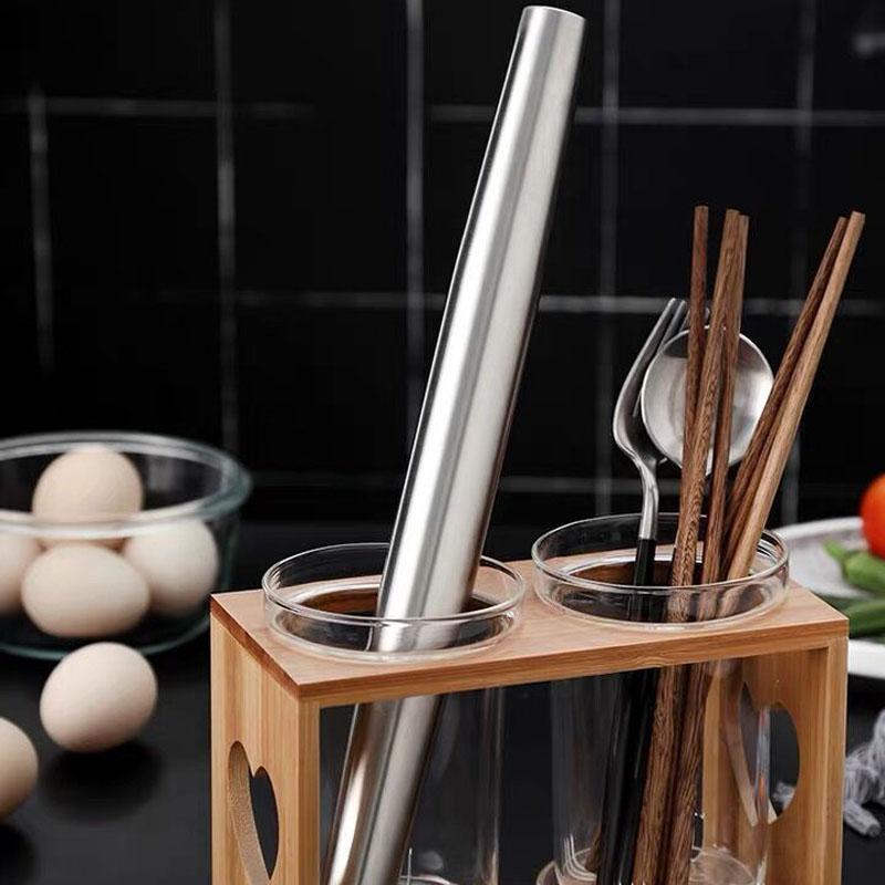 Stainless Steel Rolling Pin for Baking Dough, Smooth Stainless Steel Rolling Pin, Baking Dough Roller