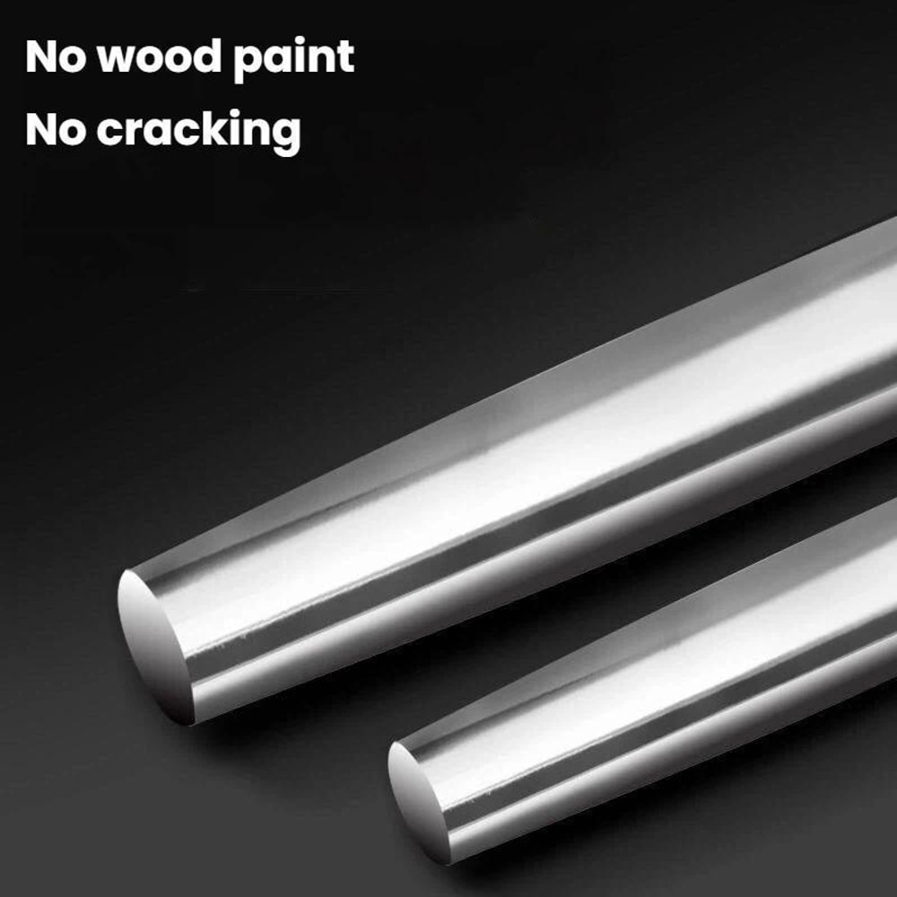 Stainless Steel Rolling Pin for Baking Dough, Smooth Stainless Steel Rolling Pin, Baking Dough Roller