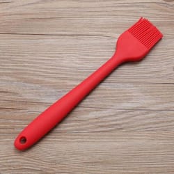 silicone basting & bbq oil brush heat resistant pastry brush for baking & grilling kitchen tool
