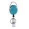 Retractable Badge Reel Keychain With Ceramic Clay Design Durable ID Holder Clip 8