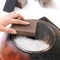 Rust Remover Sponge Scouring Pad Kitchen Emery Clean Tool for Pots, Pans & Stubborn Stains