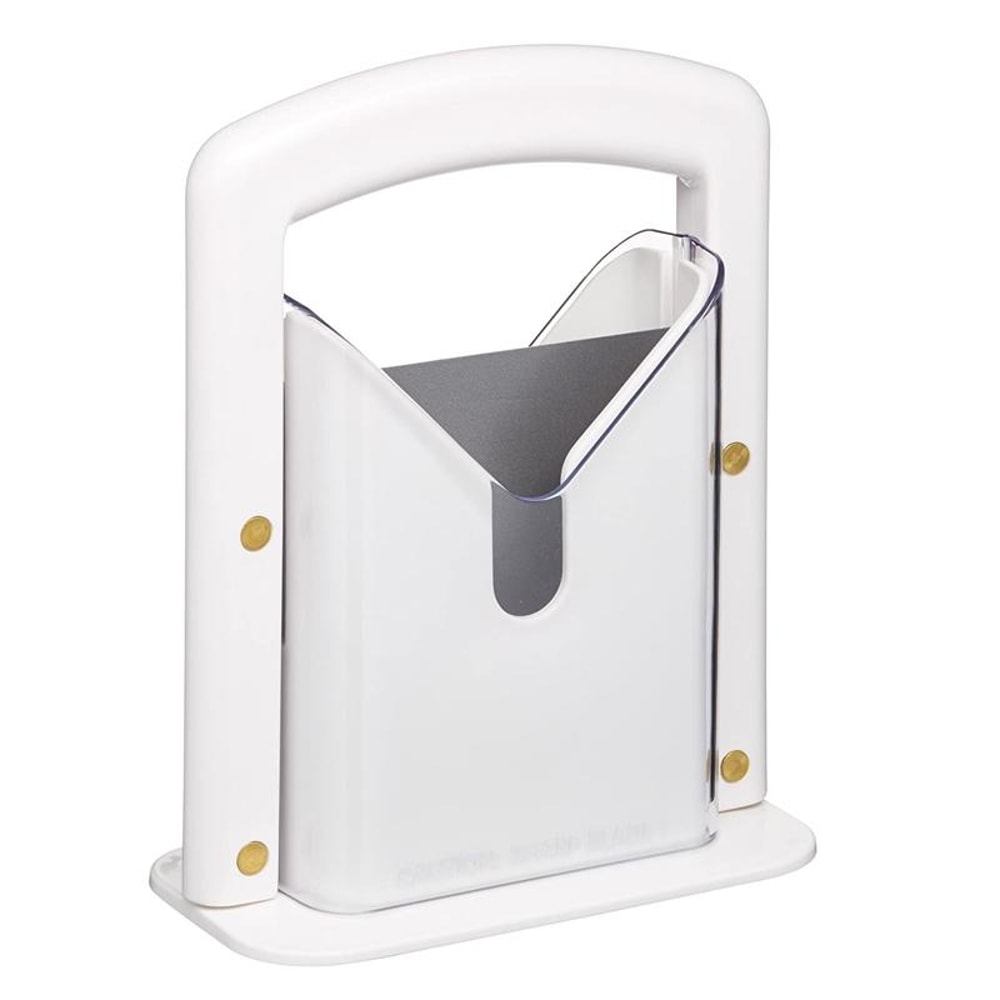 Bagel Guillotine Slicer Bread Cutter Kitchen Tool With Safety Acrylic Guard For Bagels Muffins 1