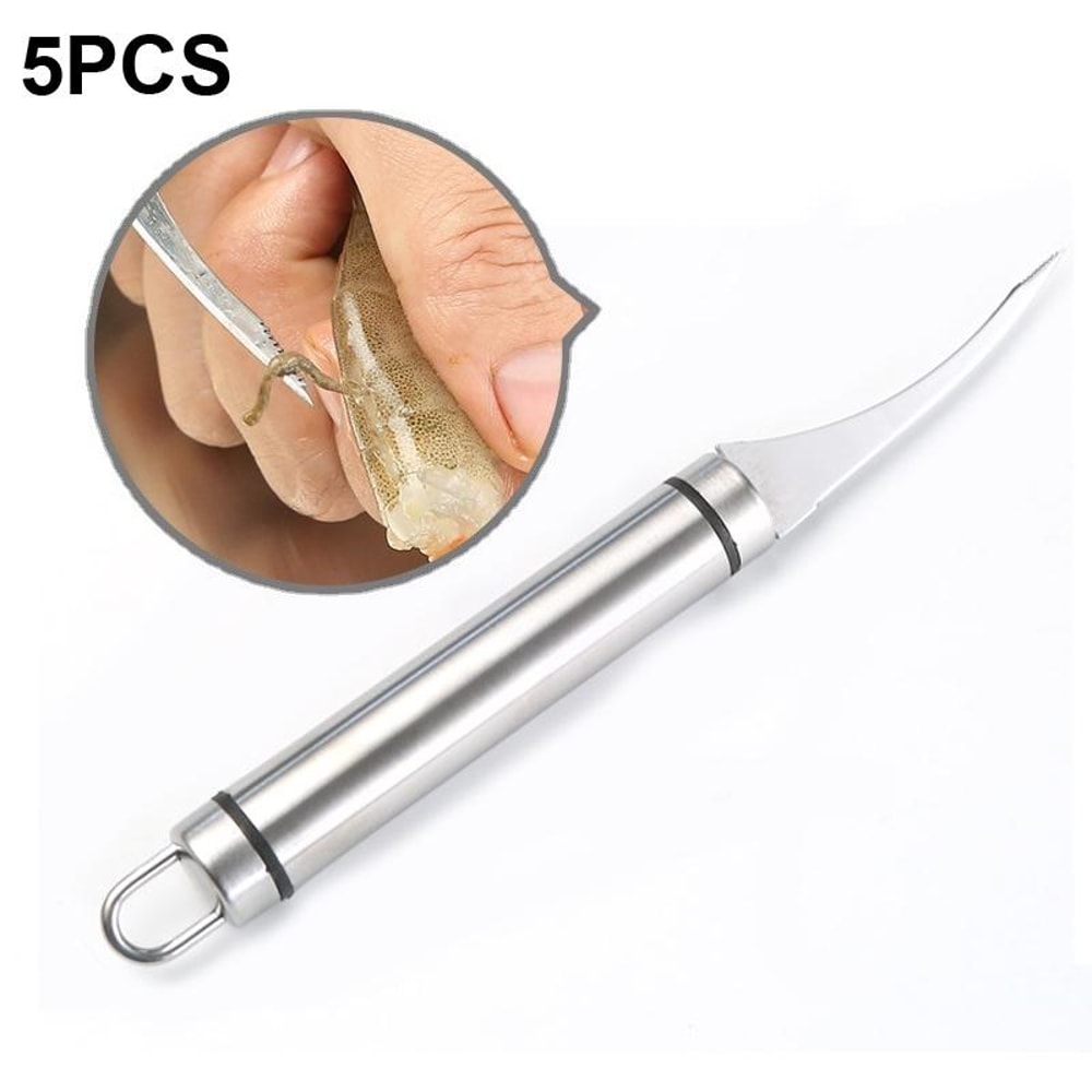Stainless Steel Shrimp Peeler Tool, Seafood Shell Remover for Shrimp, Prawn & Lobster Kitchen Gadget