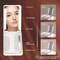 Rechargeable LED Makeup Mirror Travel Kit With Smart Light Portable Cosmetic Mirror 5