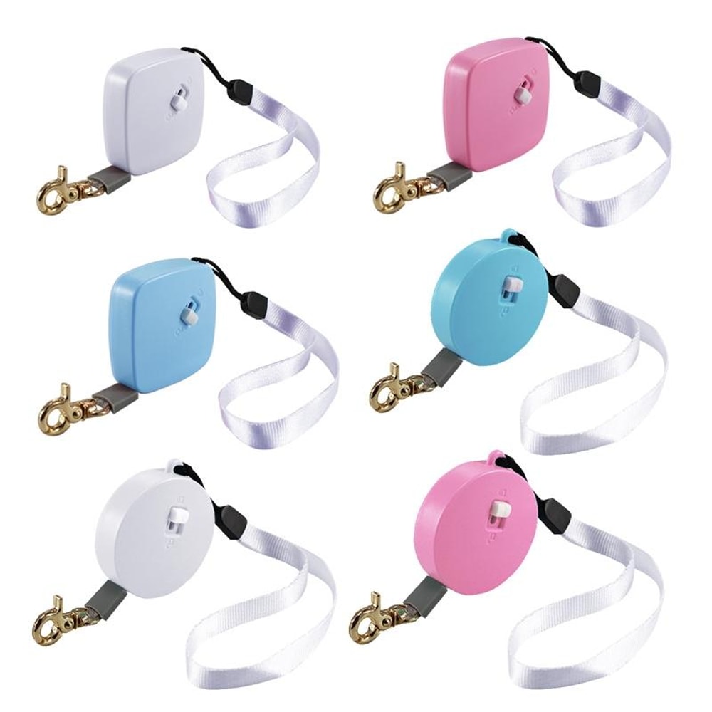 Compact Retractable Dog Leash For Small Pets Lightweight Automatic Pet Leash Up To 2m 1