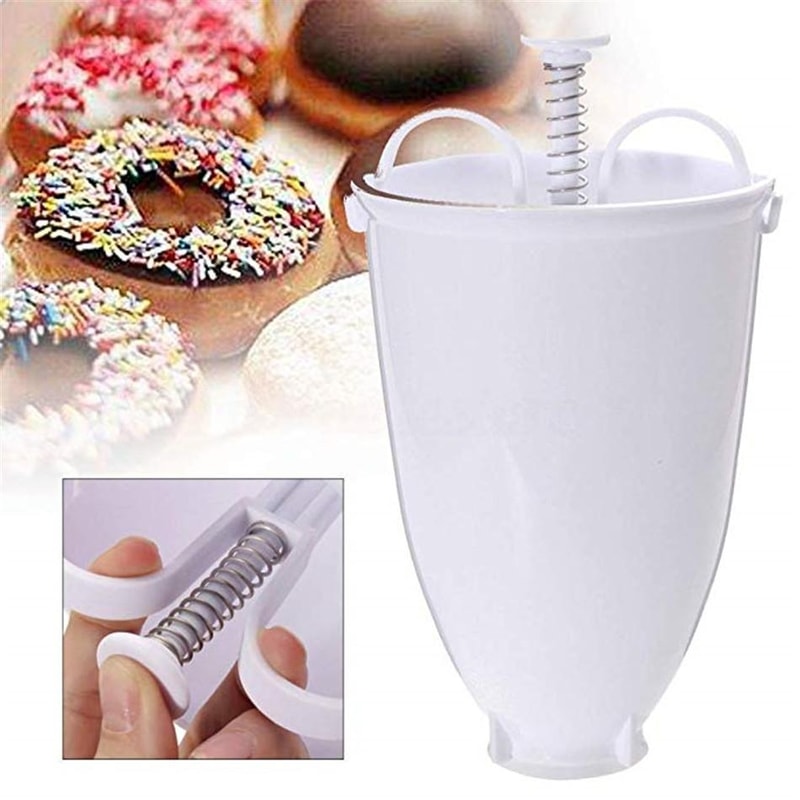 DIY Donut Maker Machine Easy Home Donut Making Tool for Fresh Kitchen Desserts