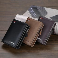 men slim card holder wallet with coin pocket compact men leather wallet