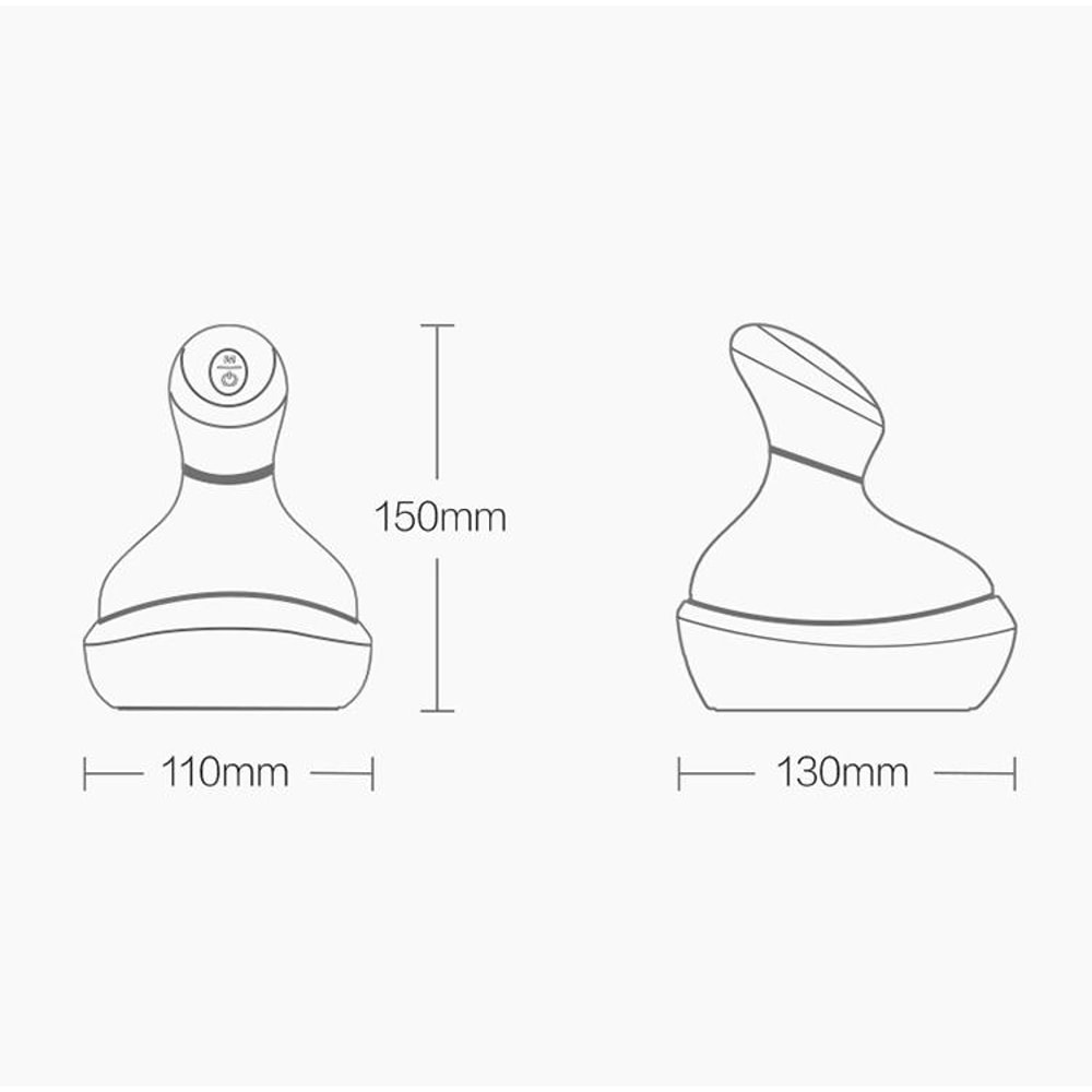 Electric Head Massager With Washable Scalp Massager Contacts 3