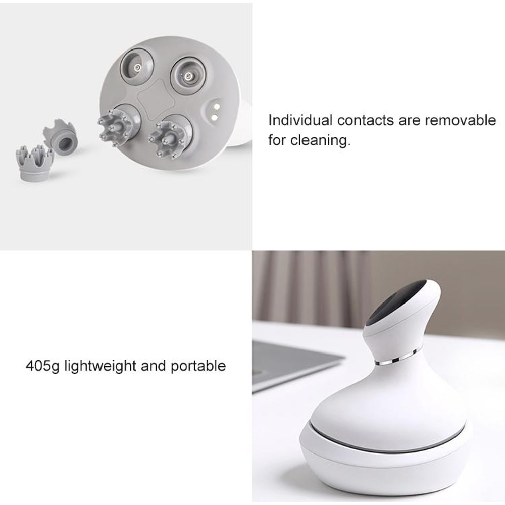 Electric Head Massager With Washable Scalp Massager Contacts 4