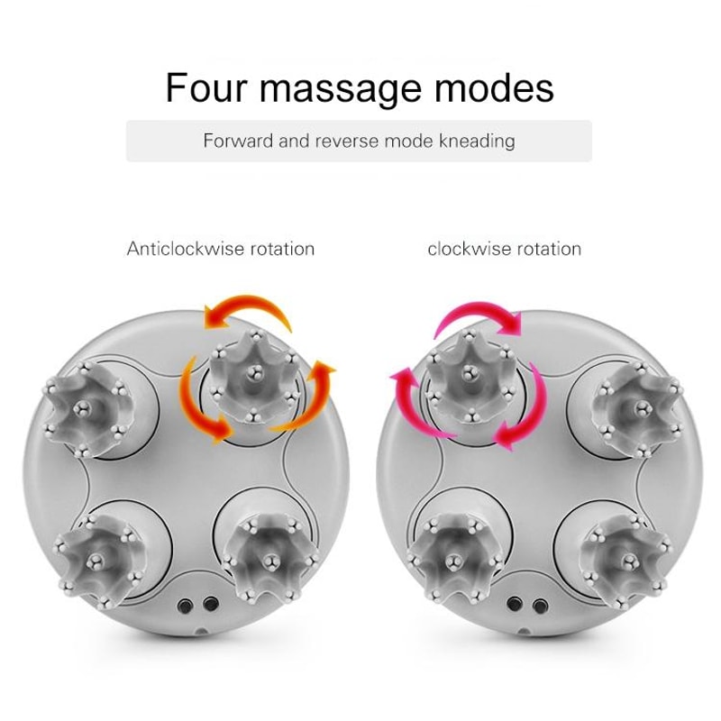 Electric Head Massager With Washable Scalp Massager Contacts 6