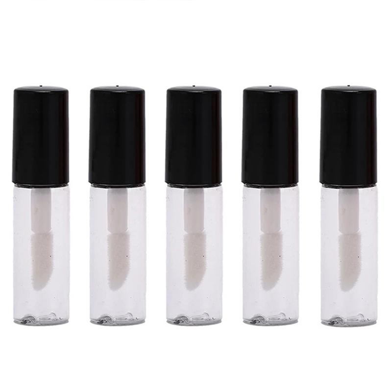 Mini Lip Gloss Bottles Refillable Lip Gloss Tubes Set For DIY Samples Travel 10