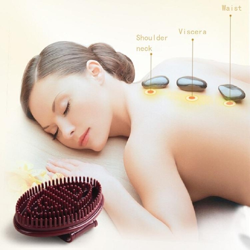 FiveLine Meridian Massage Brush Handheld Body Massager For Cellulite Care 3