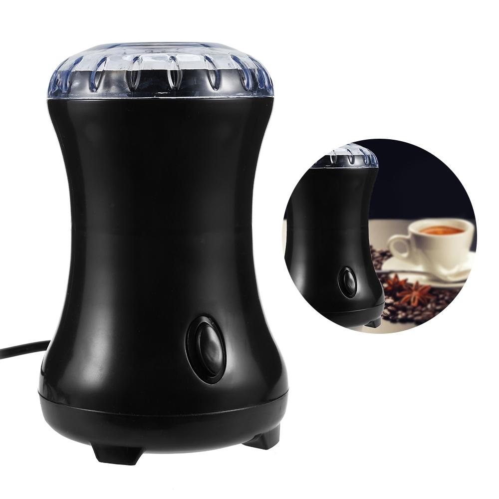 Compact Electric Coffee Grinder 180W Fast Coffee Bean Grinder for Home Kitchen (Black)