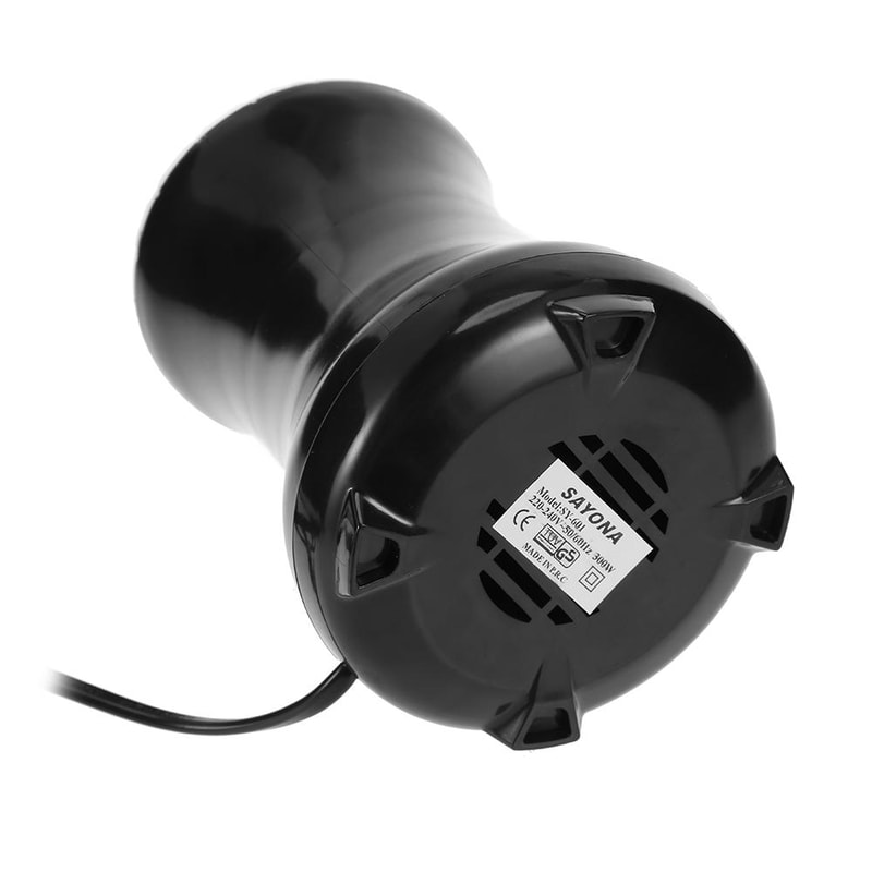 Compact Electric Coffee Grinder 180W Fast Coffee Bean Grinder for Home Kitchen (Black)