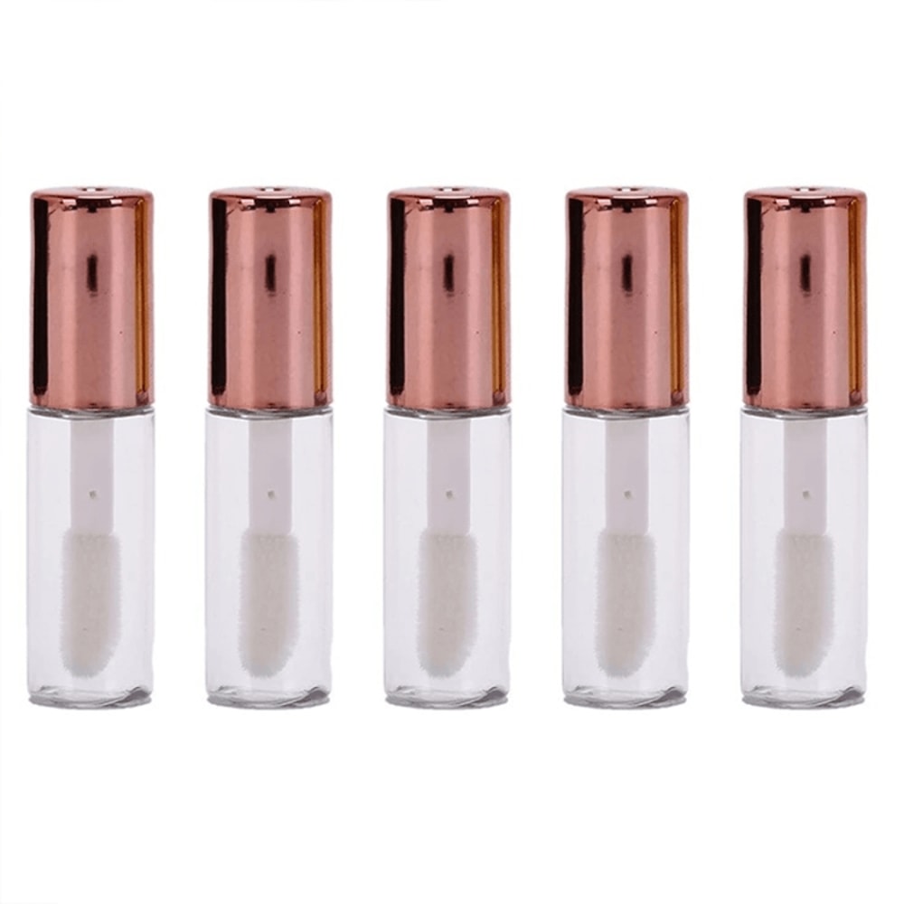 Mini Lip Gloss Bottles Refillable Lip Gloss Tubes Set For DIY Samples Travel 9
