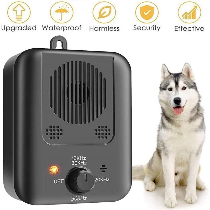 Ultrasonic Bark Control Device Outdoor Dog Bark Deterrent With 15m Range 2