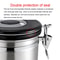 Stainless Steel Airtight Coffee Canister With CO2 Vent Valve Date Wheel Coffee Bean Storage Contai 5