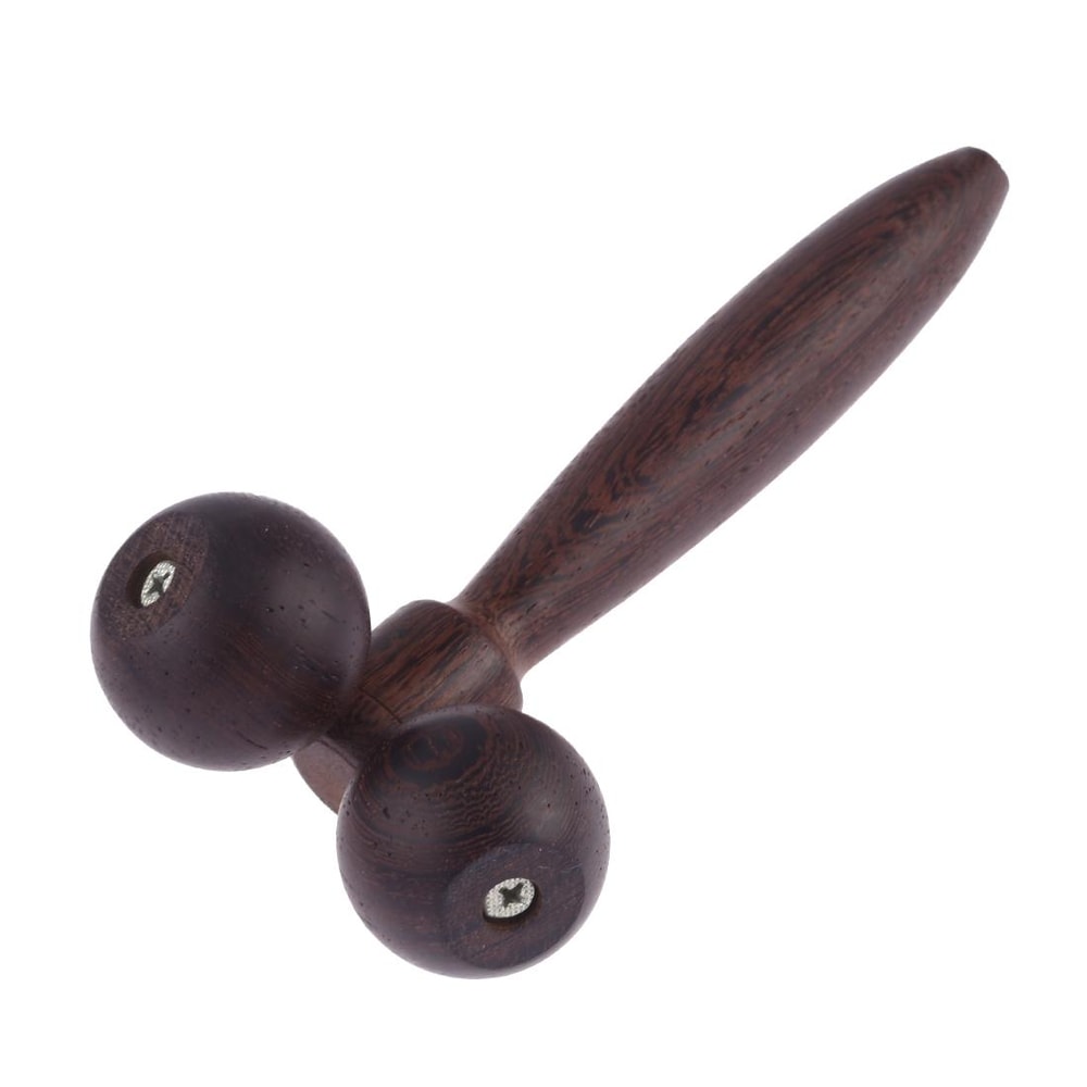 Wenge Wood Manual Body Roller Massager For Trigger Point Relief 3