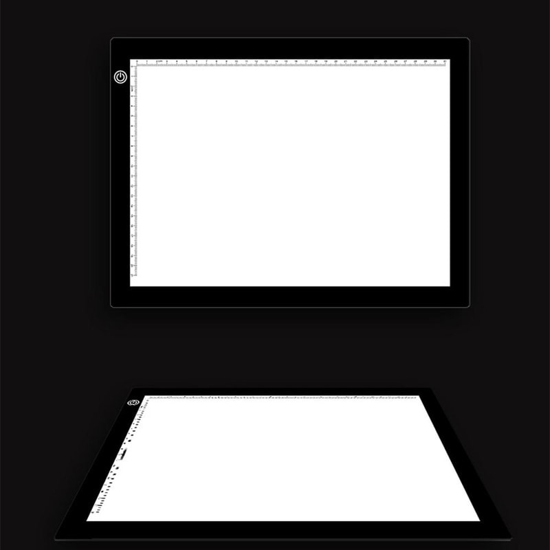A4 LED Light Pad for Tracing Drawing Stepless Dimmable USB Copy Board