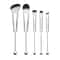 5 In 1 DIY Makeup Brush Set With Customizable Beaded Metal Handles Soft Bristle Beauty Tools 1