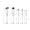 5 In 1 DIY Makeup Brush Set With Customizable Beaded Metal Handles Soft Bristle Beauty Tools 2