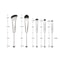 5 In 1 DIY Makeup Brush Set With Customizable Beaded Metal Handles Soft Bristle Beauty Tools 2
