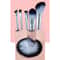 5 In 1 DIY Makeup Brush Set With Customizable Beaded Metal Handles Soft Bristle Beauty Tools 3