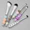 5 In 1 DIY Makeup Brush Set With Customizable Beaded Metal Handles Soft Bristle Beauty Tools 4