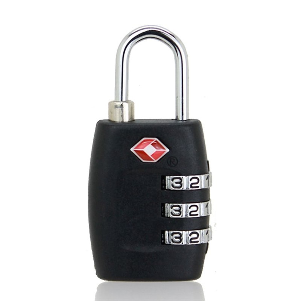TSA Approved Luggage Lock Durable Travel Zipper Lock With Resettable Code 7