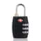 TSA Approved Luggage Lock Durable Travel Zipper Lock With Resettable Code 7