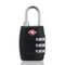 TSA Approved Luggage Lock Durable Travel Zipper Lock With Resettable Code 7