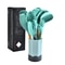 Beech Wood Silicone Kitchen Utensil Set with Storage Bucket, Heat Resistant Cooking Tools Set