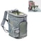 Portable Breathable Pet Carrier Backpack For Cats Dogs Foldable Travel Bag 0