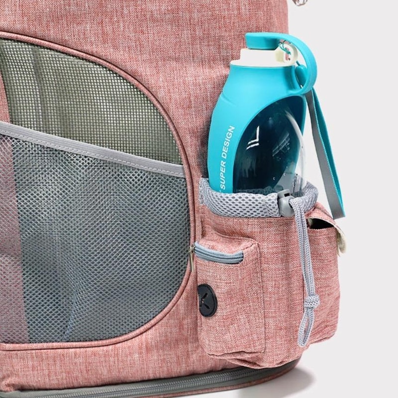 Portable Breathable Pet Carrier Backpack For Cats Dogs Foldable Travel Bag 8