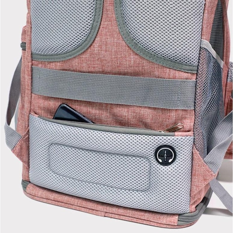 Portable Breathable Pet Carrier Backpack For Cats Dogs Foldable Travel Bag 9