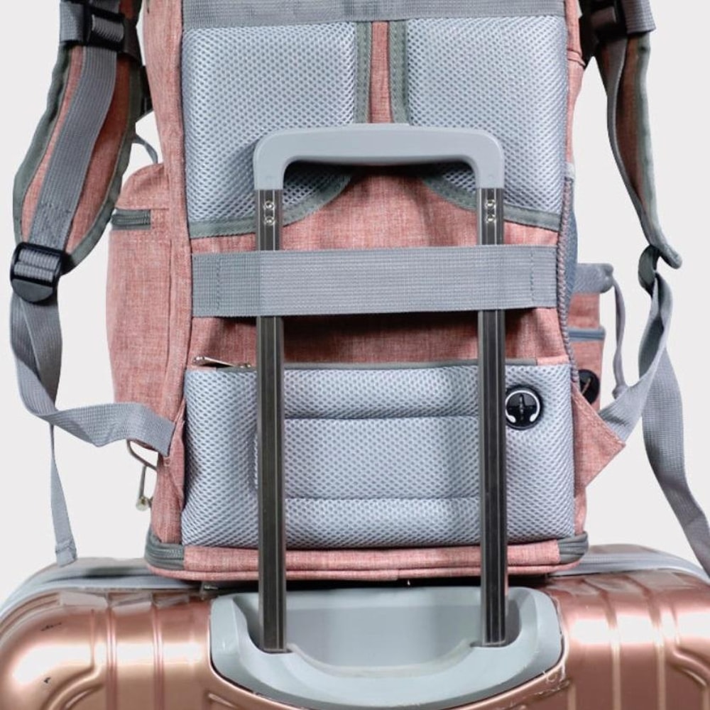 Portable Breathable Pet Carrier Backpack For Cats Dogs Foldable Travel Bag 1