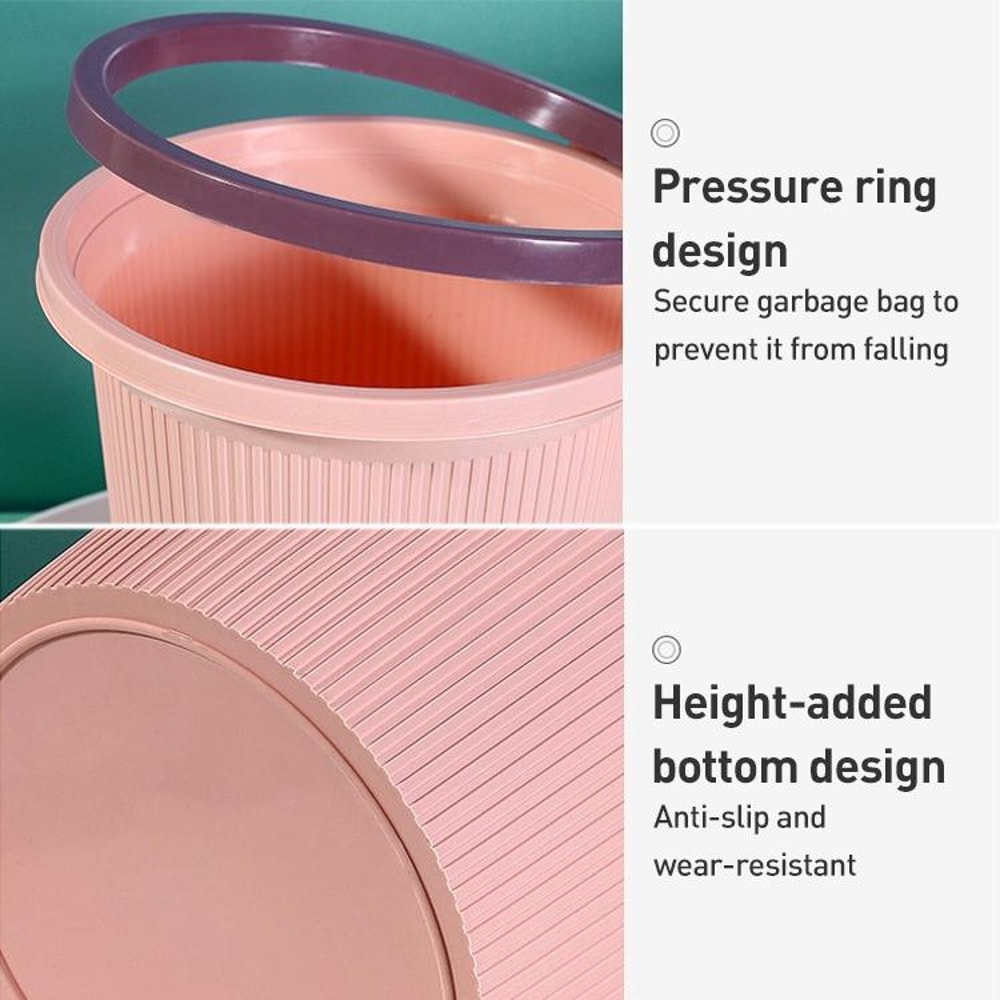 Creative Classification Waste Basket Modern Minimalist Recycling Trash Bin for Home & Office Organization