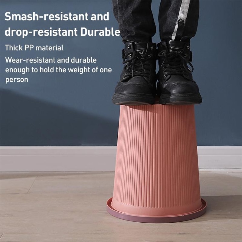 Creative Classification Waste Basket Modern Minimalist Recycling Trash Bin for Home & Office Organization