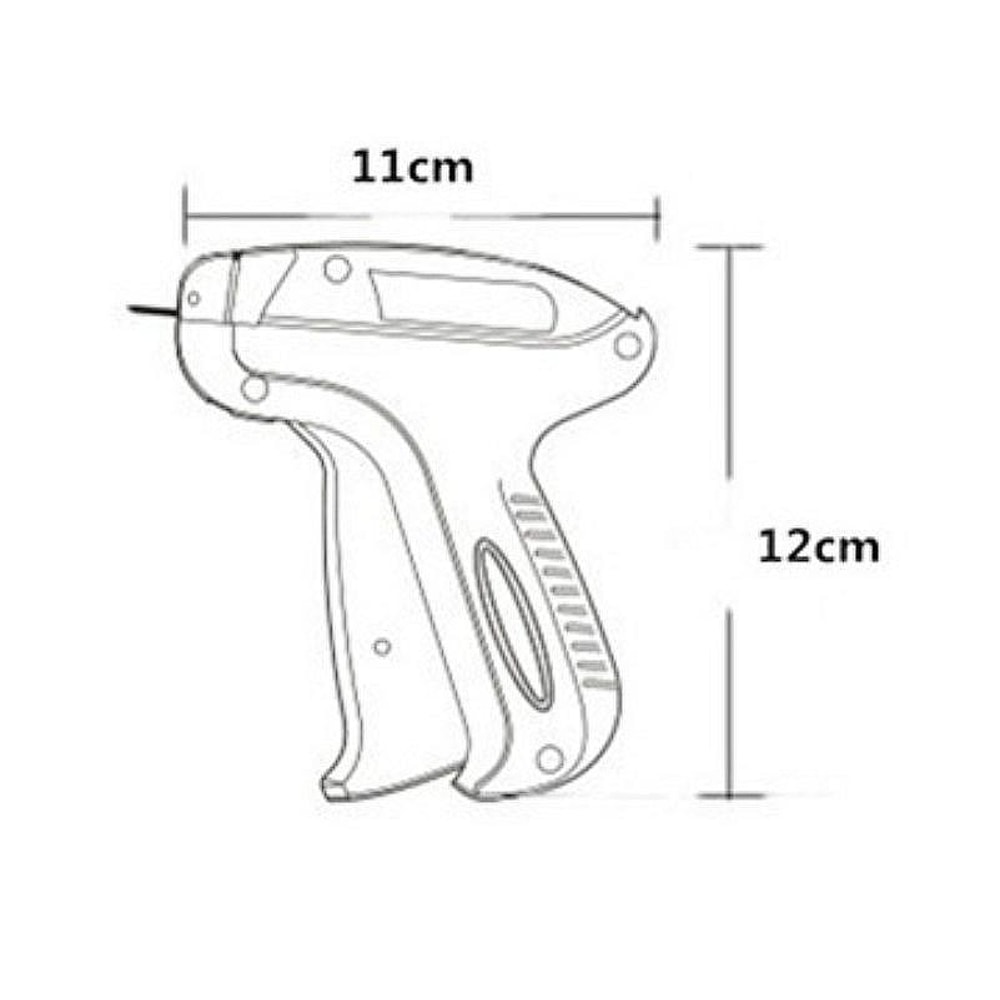Heavy Duty Price Tagging Gun Kit for Retail Clothing Labeling with Needles and Fasteners