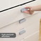 No Drill Adhesive Cabinet & Drawer Pull Handles – Peel and Stick Handles for Glass Doors & Furniture