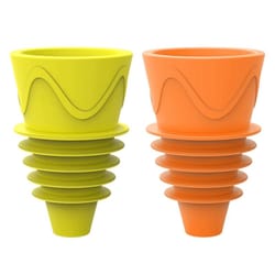 reusable fruit fly trap bottle insert set, kitchen insect catcher, mosquito & fly lure