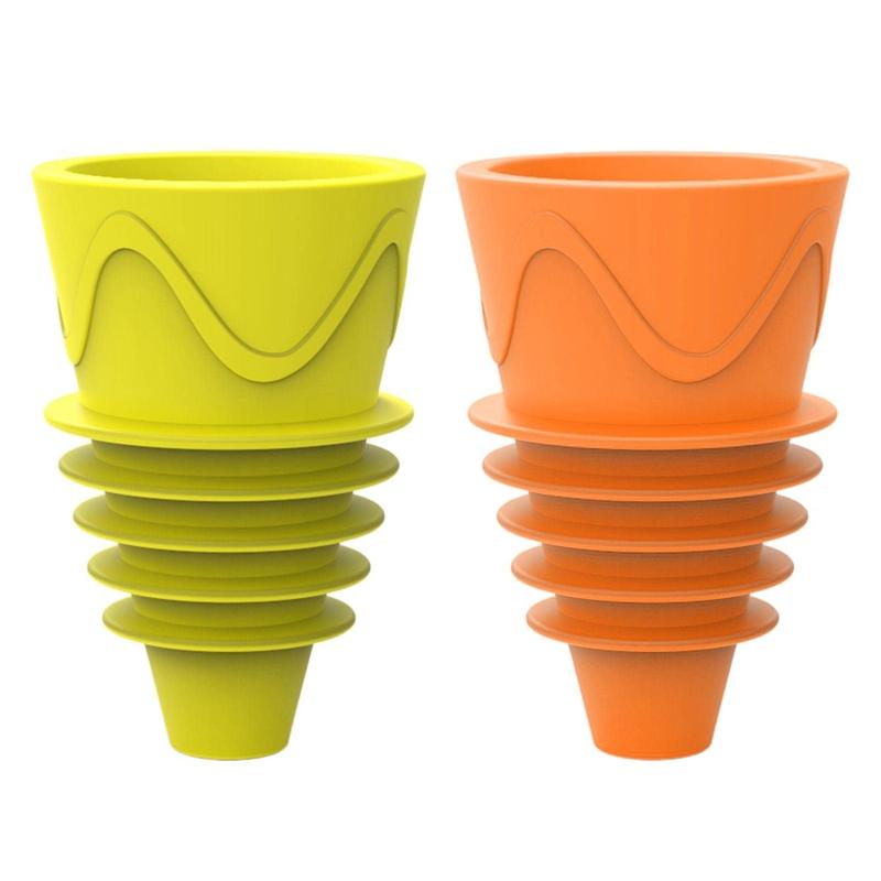 Reusable Fruit Fly Trap Bottle Insert Set, Kitchen Insect Catcher, Mosquito & Fly Lure