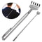 Extendable Stainless Steel Back Scratcher Set Anti Itch Telescopic Massager 2pcs
