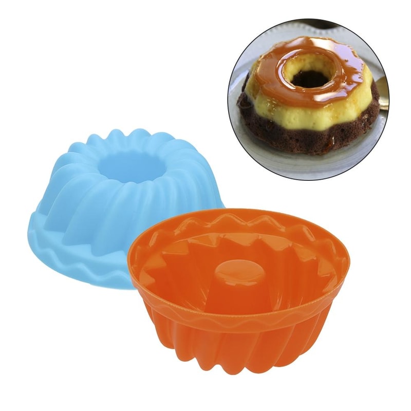 Silicone Baking Molds Set For Cupcakes Donuts Jelly HeatResistant NonStick Dessert Cups 5