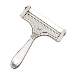 adjustable stainless steel butter and cheese slicer, thickness control cheese cutter tool