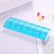 Weekly Travel Pill Organizer 7 Compartment Portable Medicine Storage Box