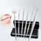 6in1 Dental Cleaning Tools Kit Stainless Steel Oral Care Set With Mirror Tartar Remover 0