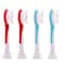 Philips Sonicare Compatible Replacement Brush Heads 4pcs Soft Bristles 0