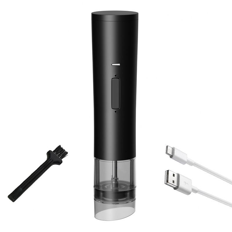 Multifunctional Electric Pepper Grinder Adjustable Coarse and Fine Spice Grinder Rechargeable Kitchen Seasoning Mill