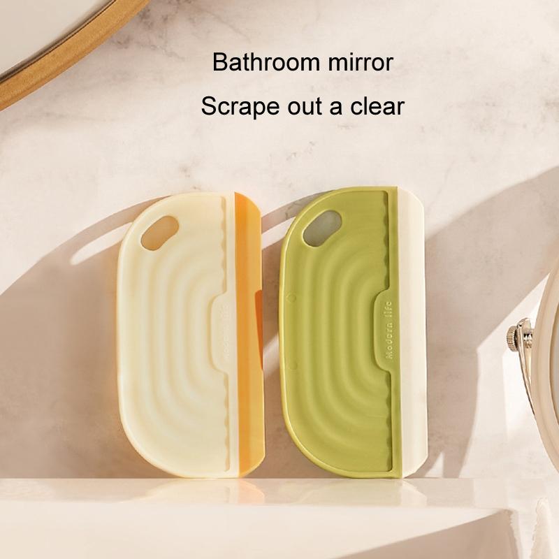 Mini Silicone Bathroom Squeegee Mirror Glass Cleaner Portable Window Wiper Tile Scraper Tool 3